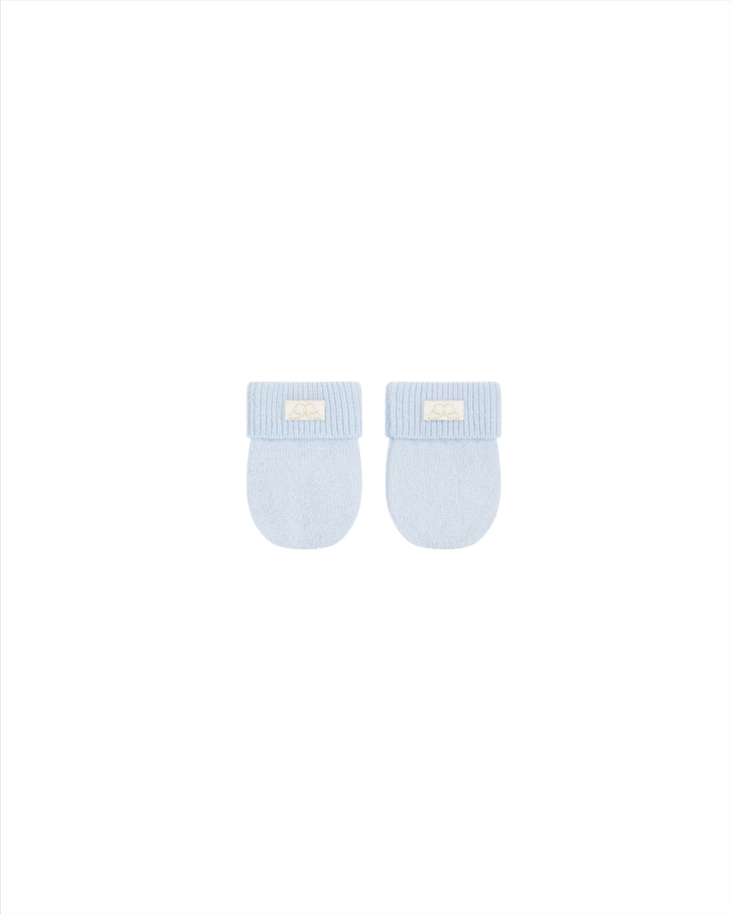 Cashmere Mittens in Blue