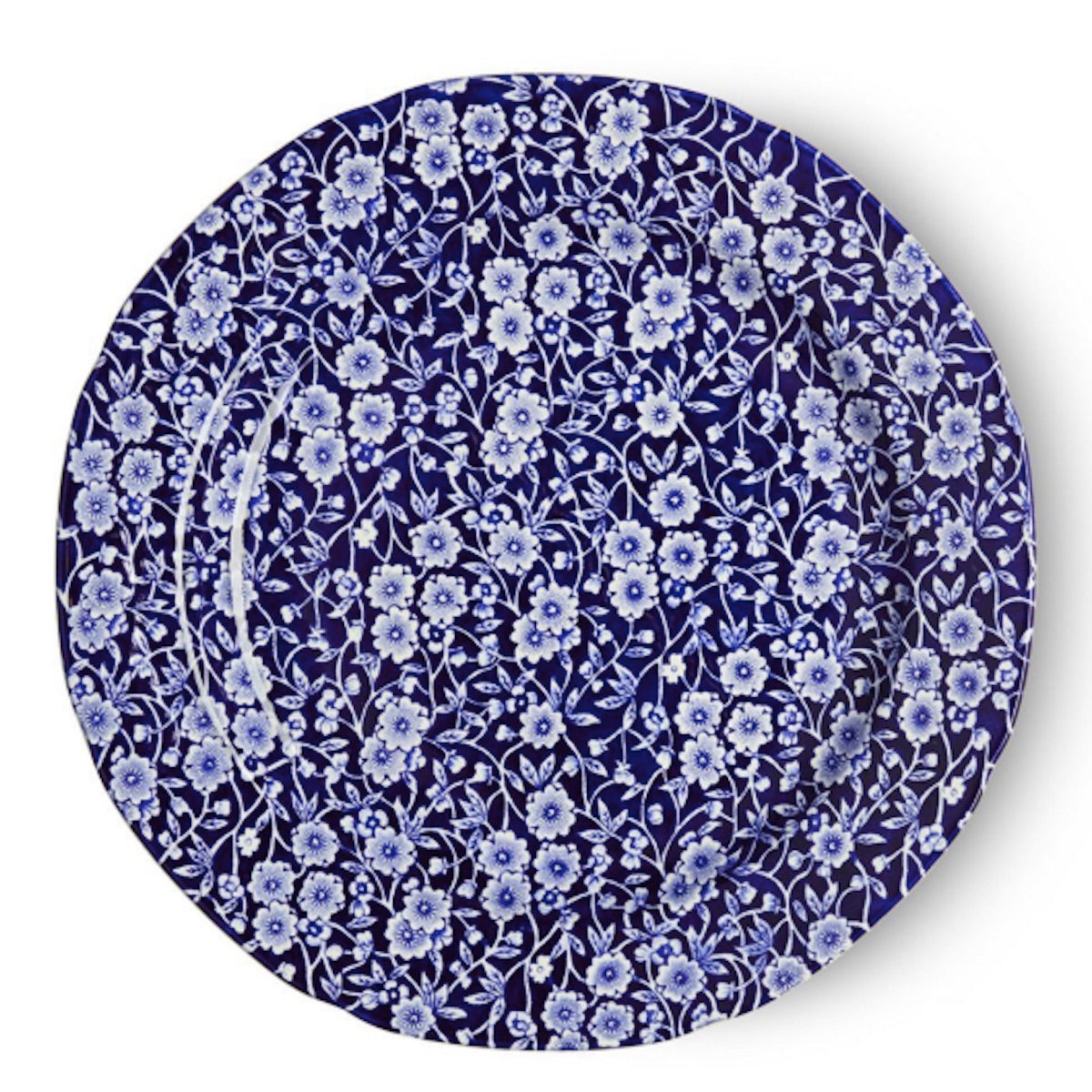 Burleigh Blue Calico 10.5" Large Plate