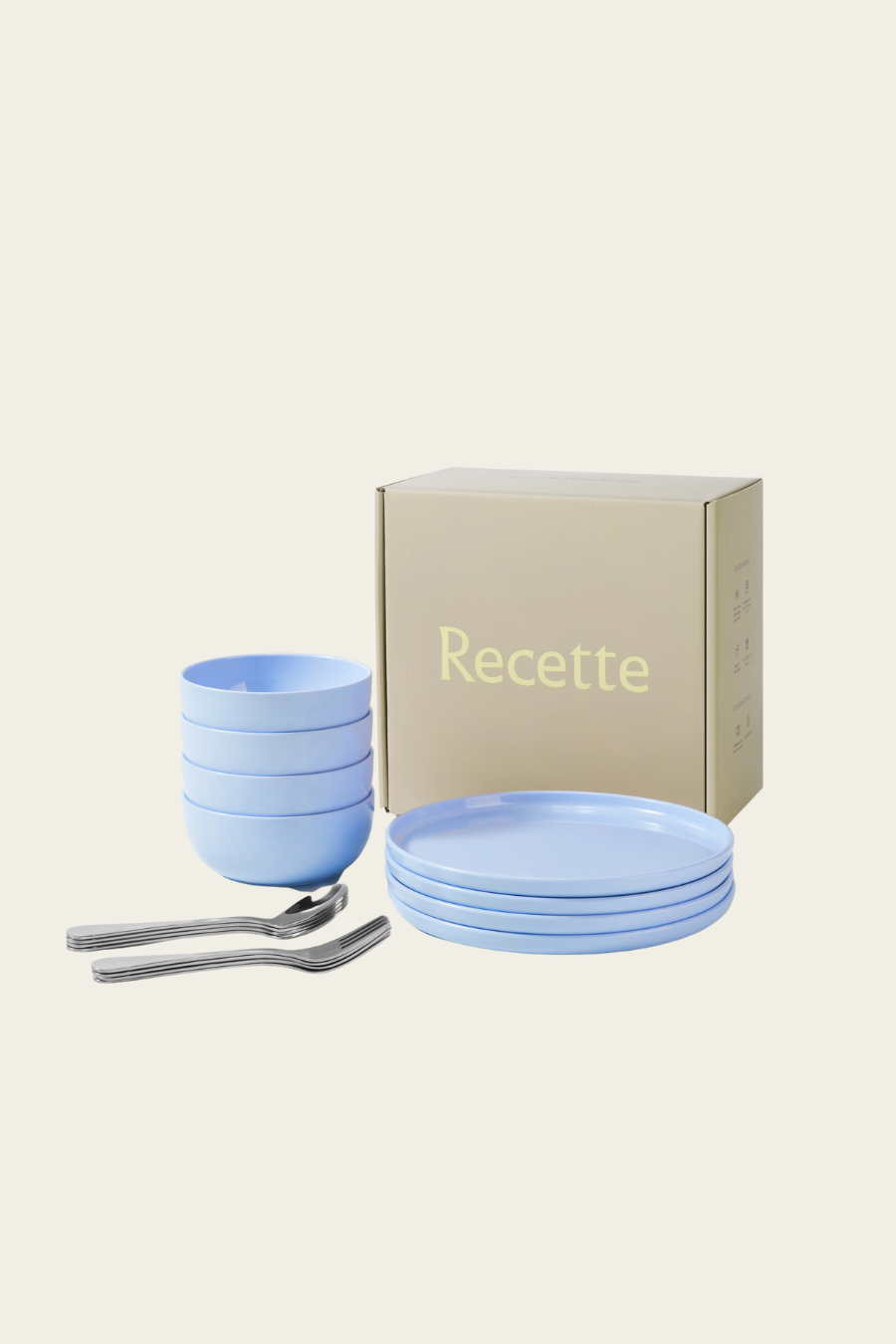Complete Dinnerware Set in Blue