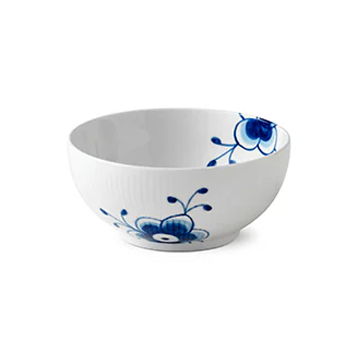Blue Fluted Mega Bowl 73cl 24.7oz 15cm 5.9"