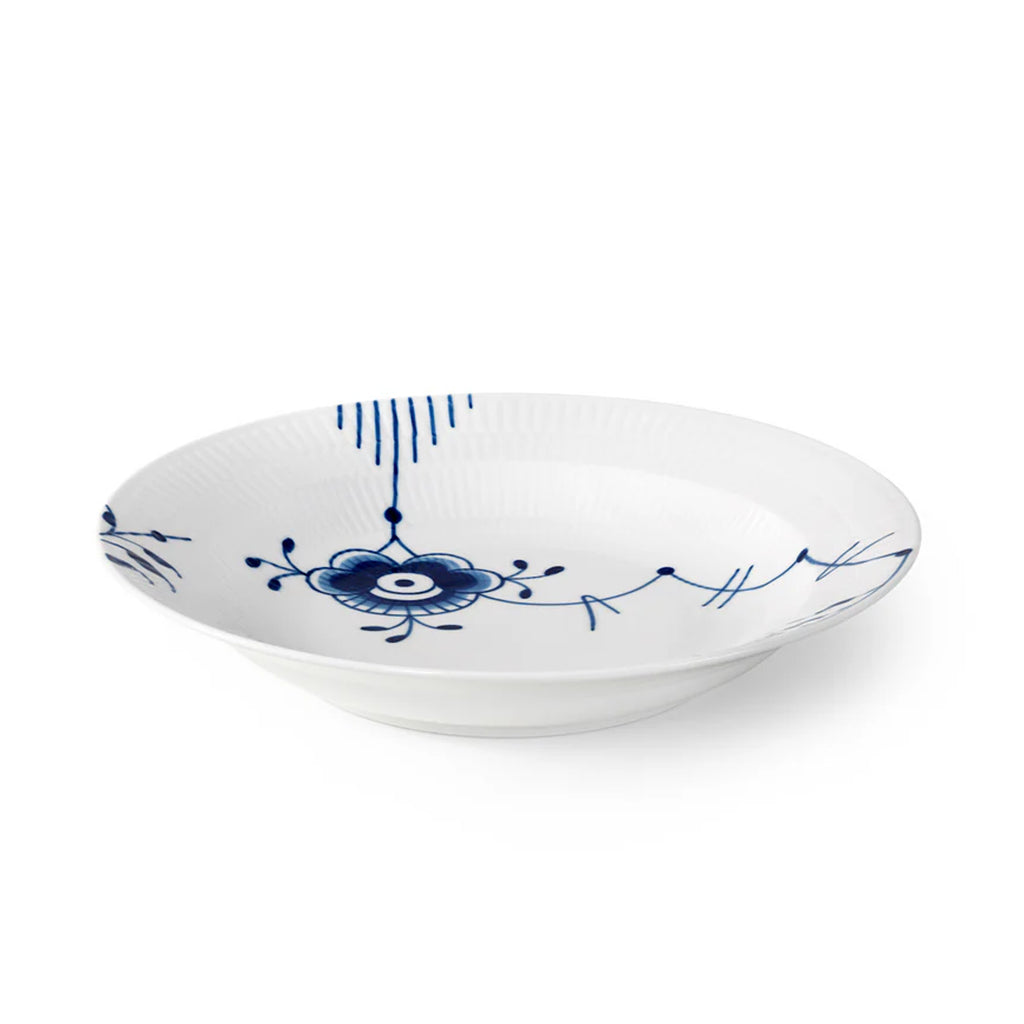 Blue Fluted Mega Deep Plate 27cm 10.63"