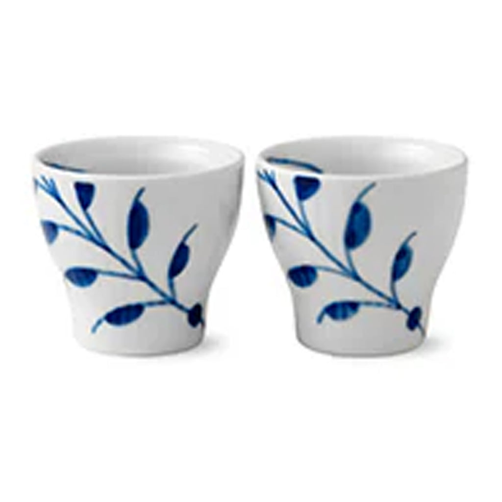 Blue Fluted Mega Egg Cup 2PK