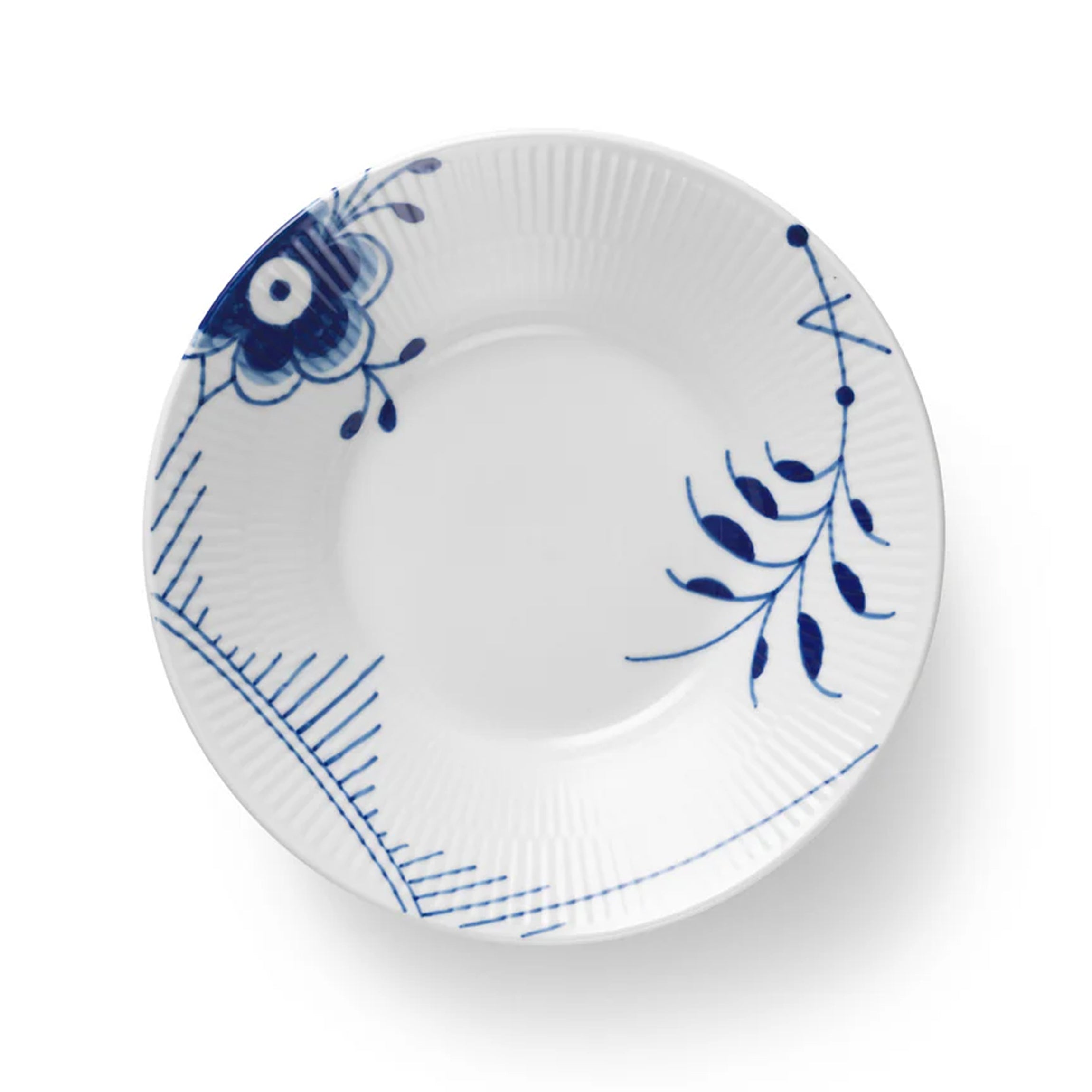 Blue Fluted Mega Plate Deep