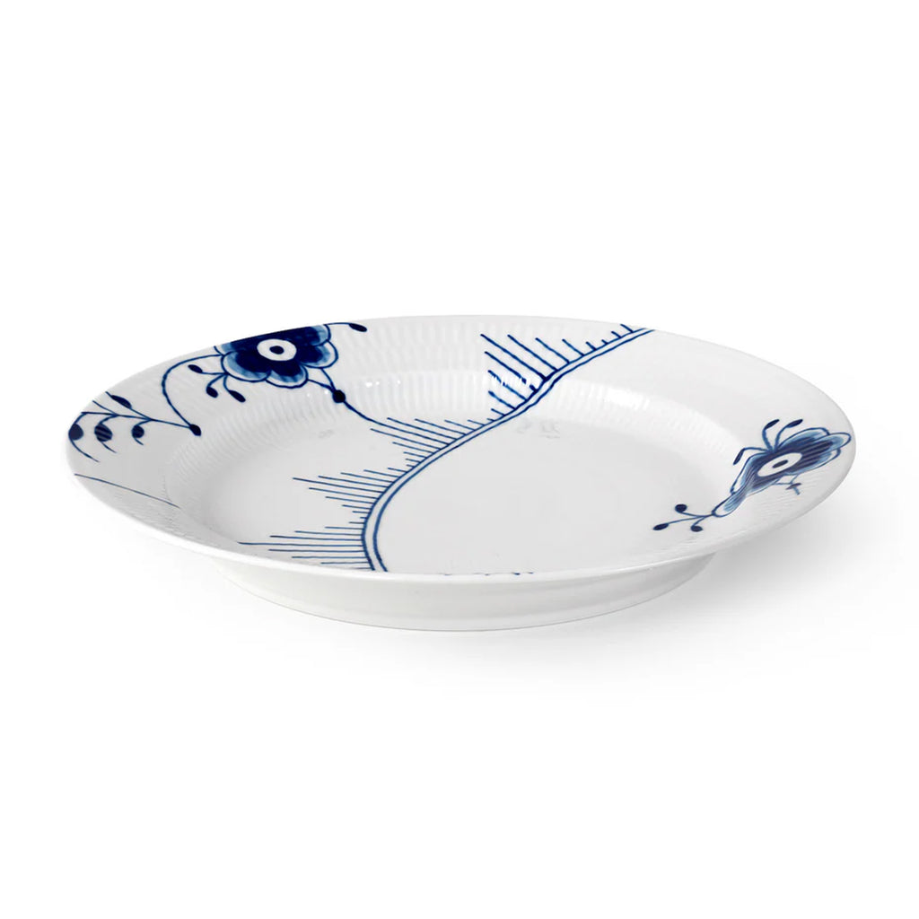 Blue Fluted Mega Round Dish 33cm 13"