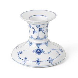 Blue Fluted Plain Candle Holder