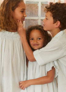 Children's Max Blue Gingham Pajamas