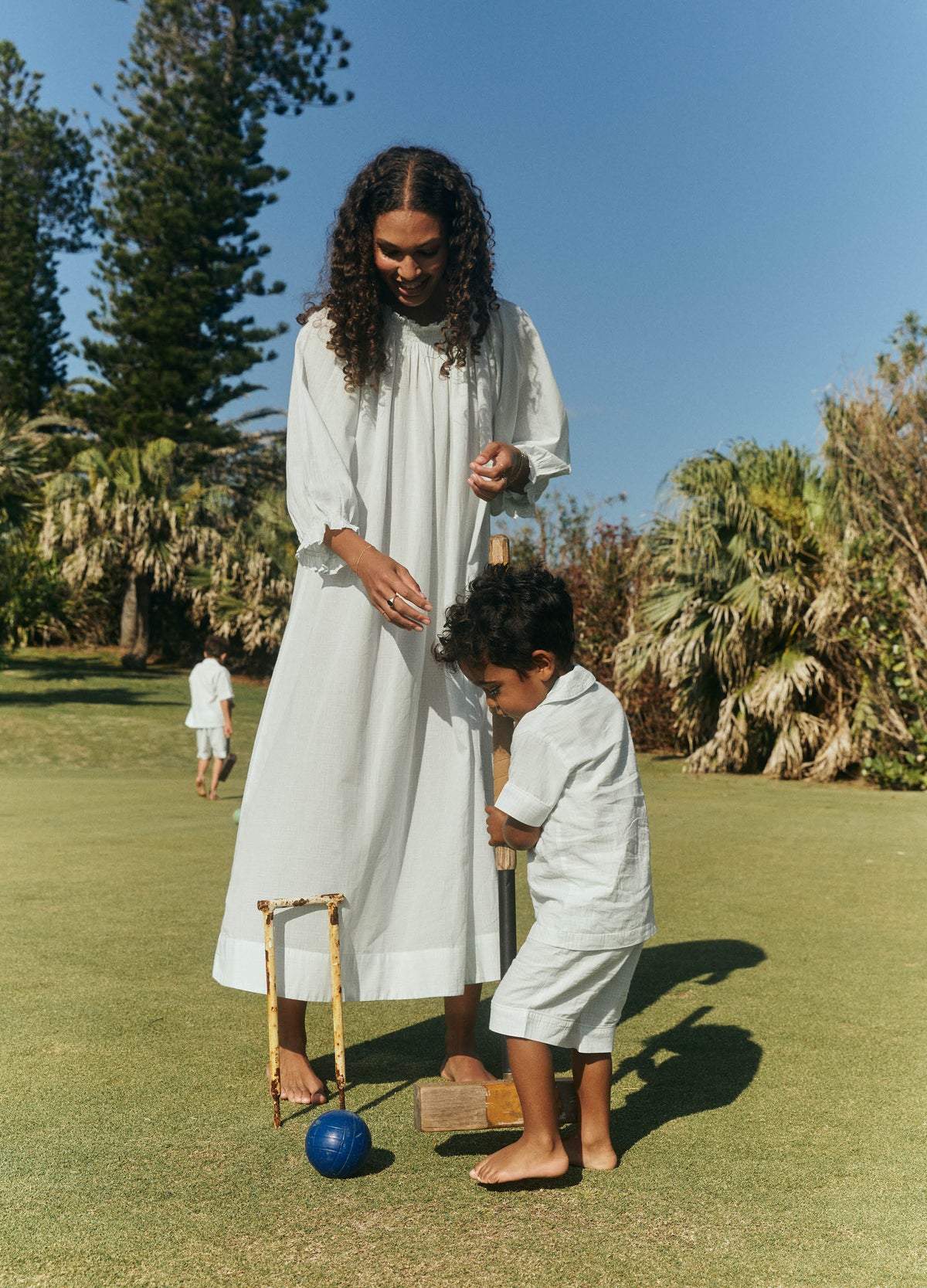 Children's Max Blue Gingham Pajamas