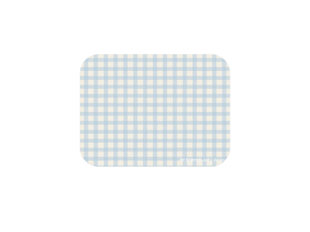 Placemat in Blue Gingham, Set of 2