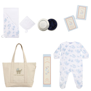 Over The Moon's Bath Baby Bundle in Blue