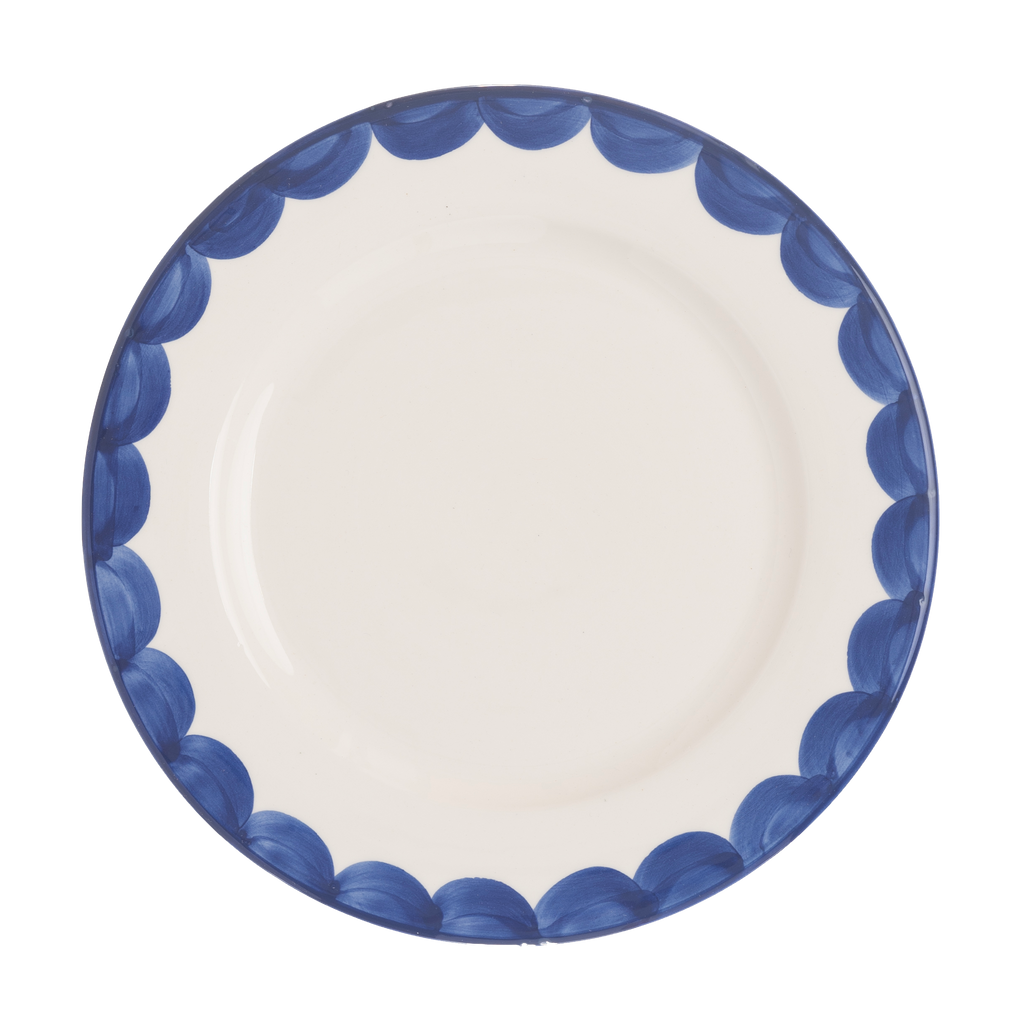 Blue Scallop Side Plate