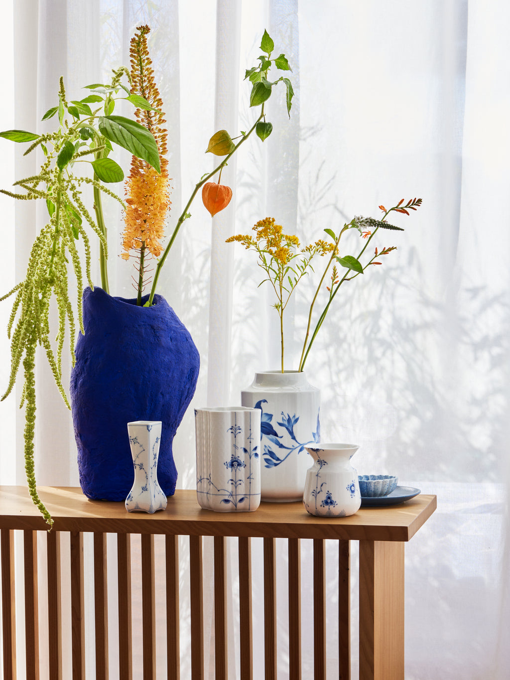 Blue Elements Vase 4"