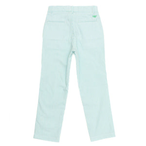 Henry Duvall boys Bradford Trousers in Seaside Seersucker, a timeless spring trouser designed for Easter and family celebrations.