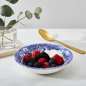 Blue Italian Cereal Bowls, Set of 4