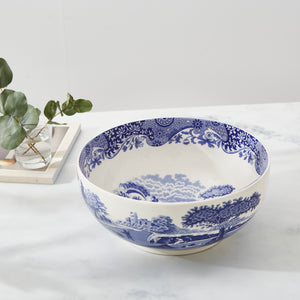 Blue Italian Deep Round Bowl