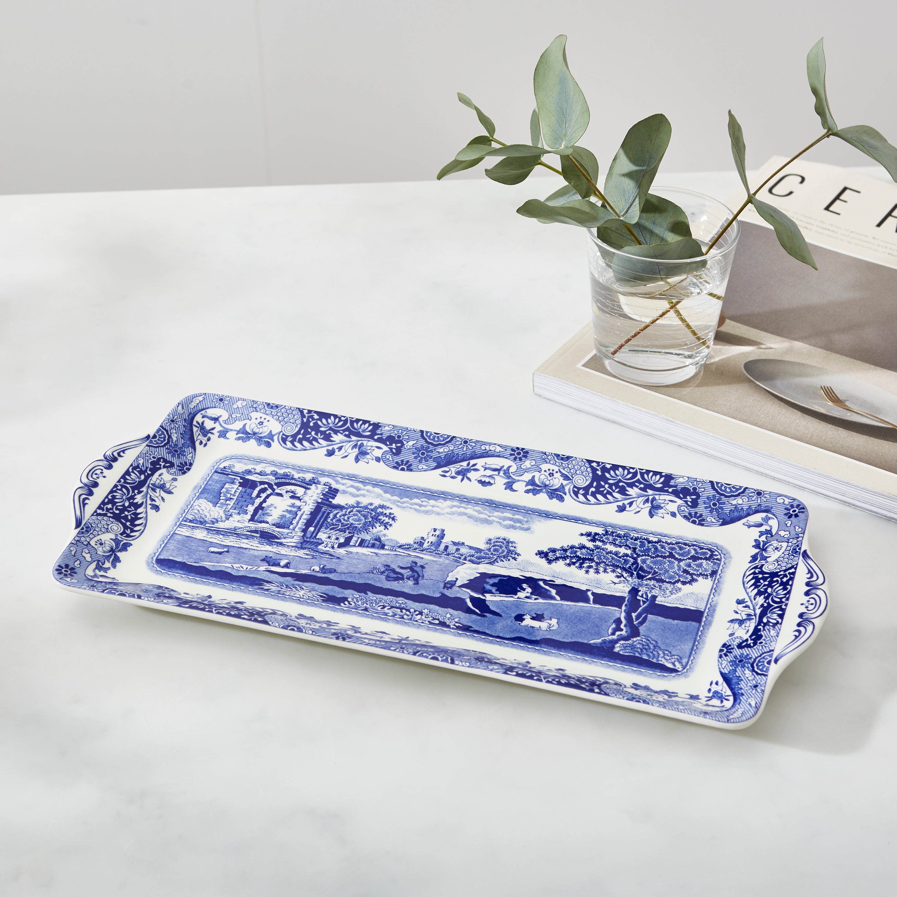 Blue Italian Sandwich Tray
