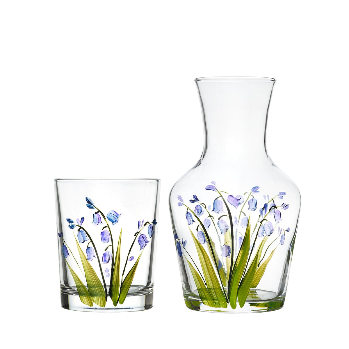 Bluebell Carafe And Tumbler