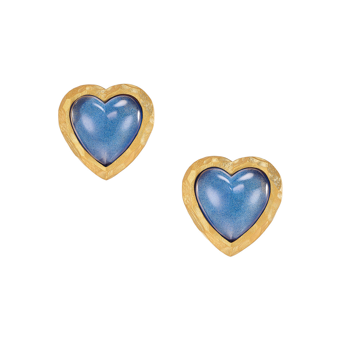 Blueberry Heart Earrings