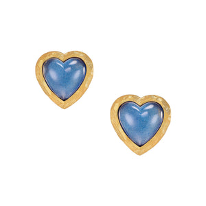 Blueberry Heart Earrings