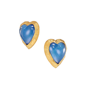 Blueberry Heart Earrings