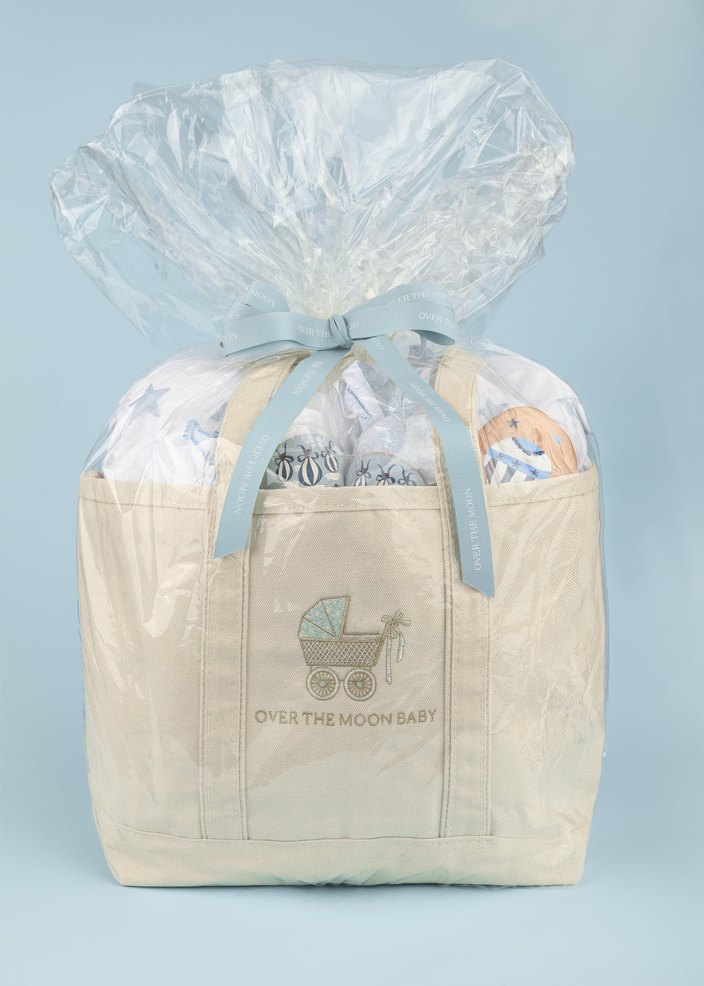 Over The Moon's "Over The Top" Blue Baby Bundle