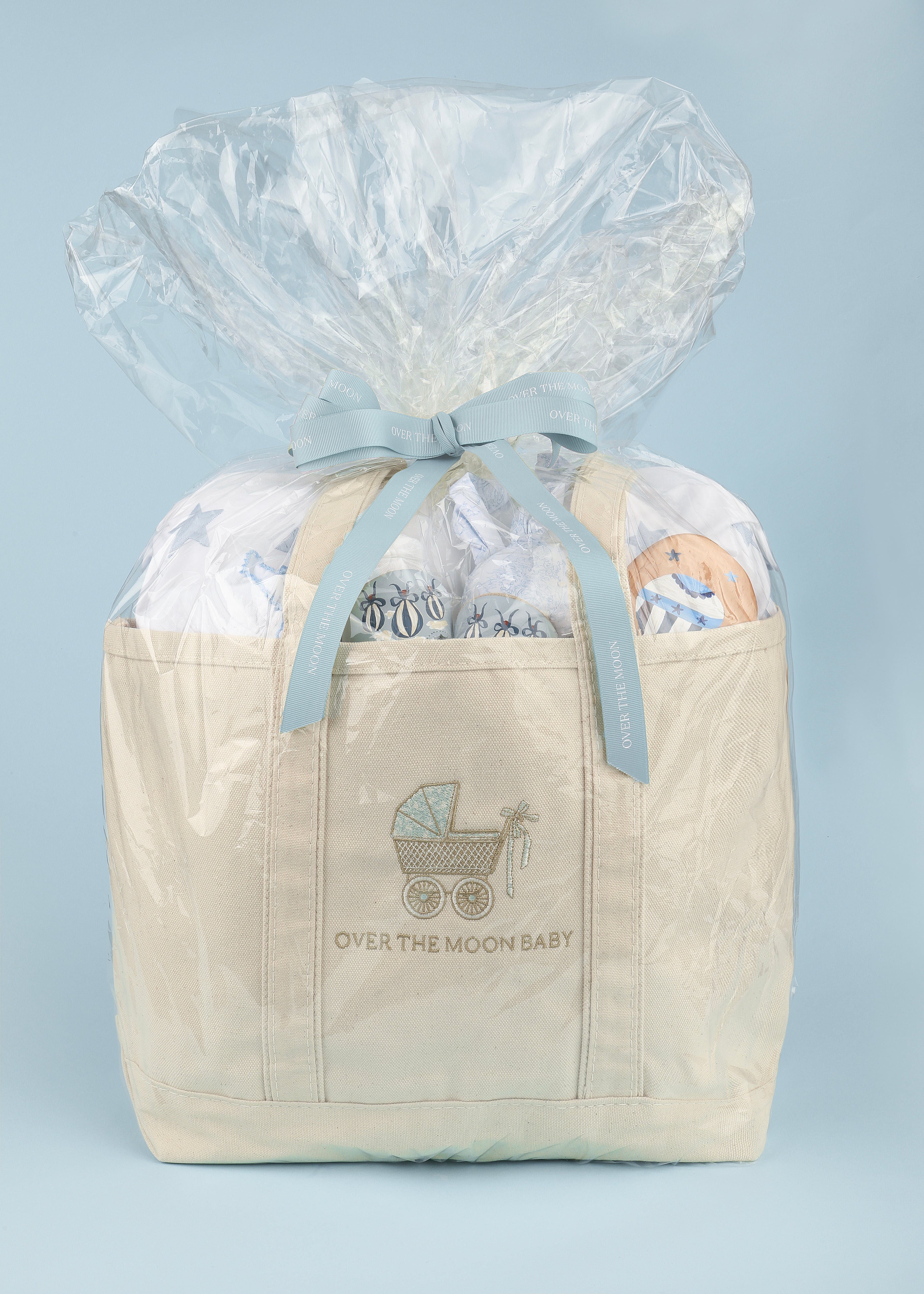 Over The Moon's "Over The Top" Blue Baby Bundle