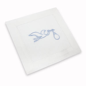 Stork Cocktail Napkins, Set of 4 Chefanie 