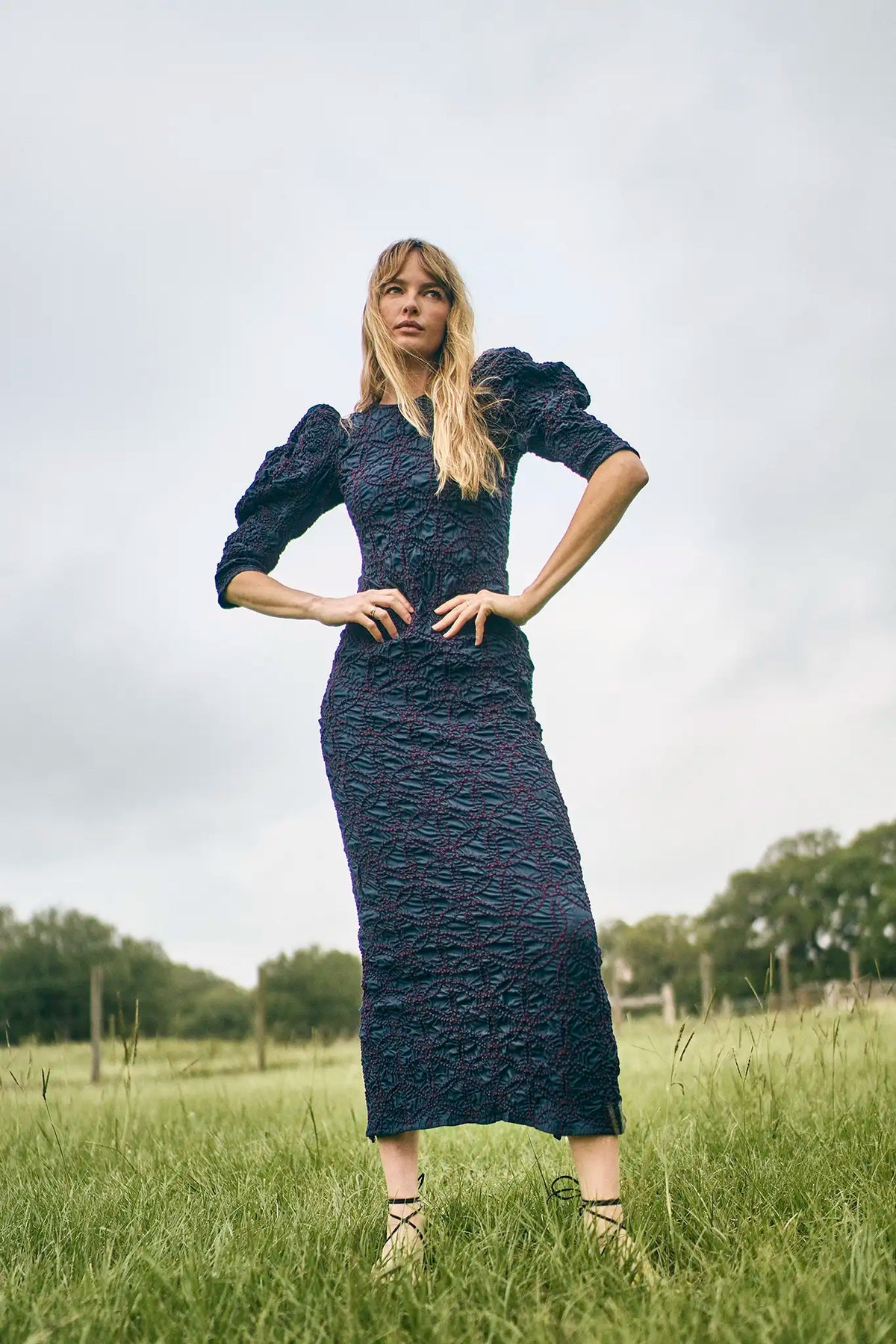 Blythe Dress in Navy