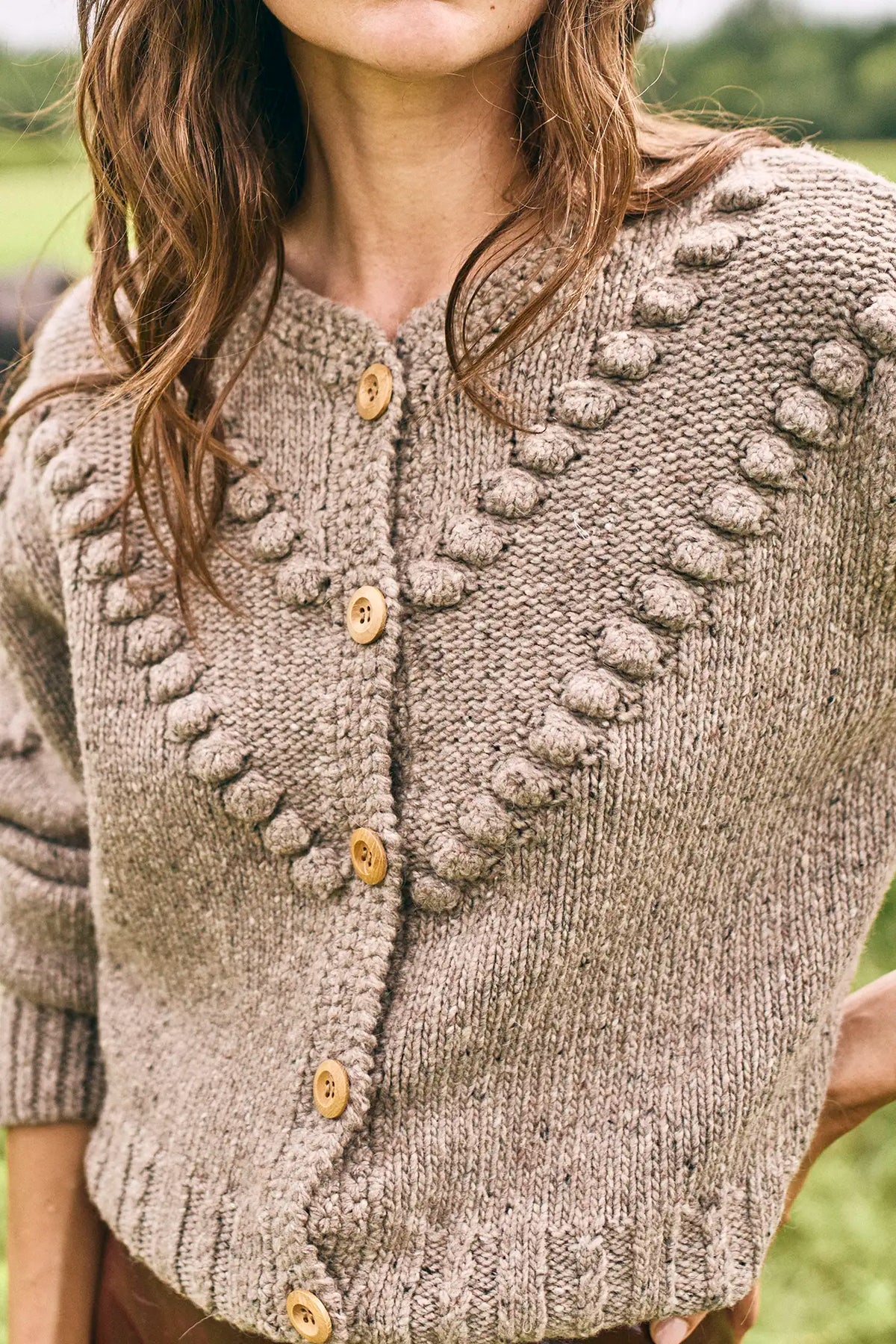 Bobble Sweater in Oatmeal