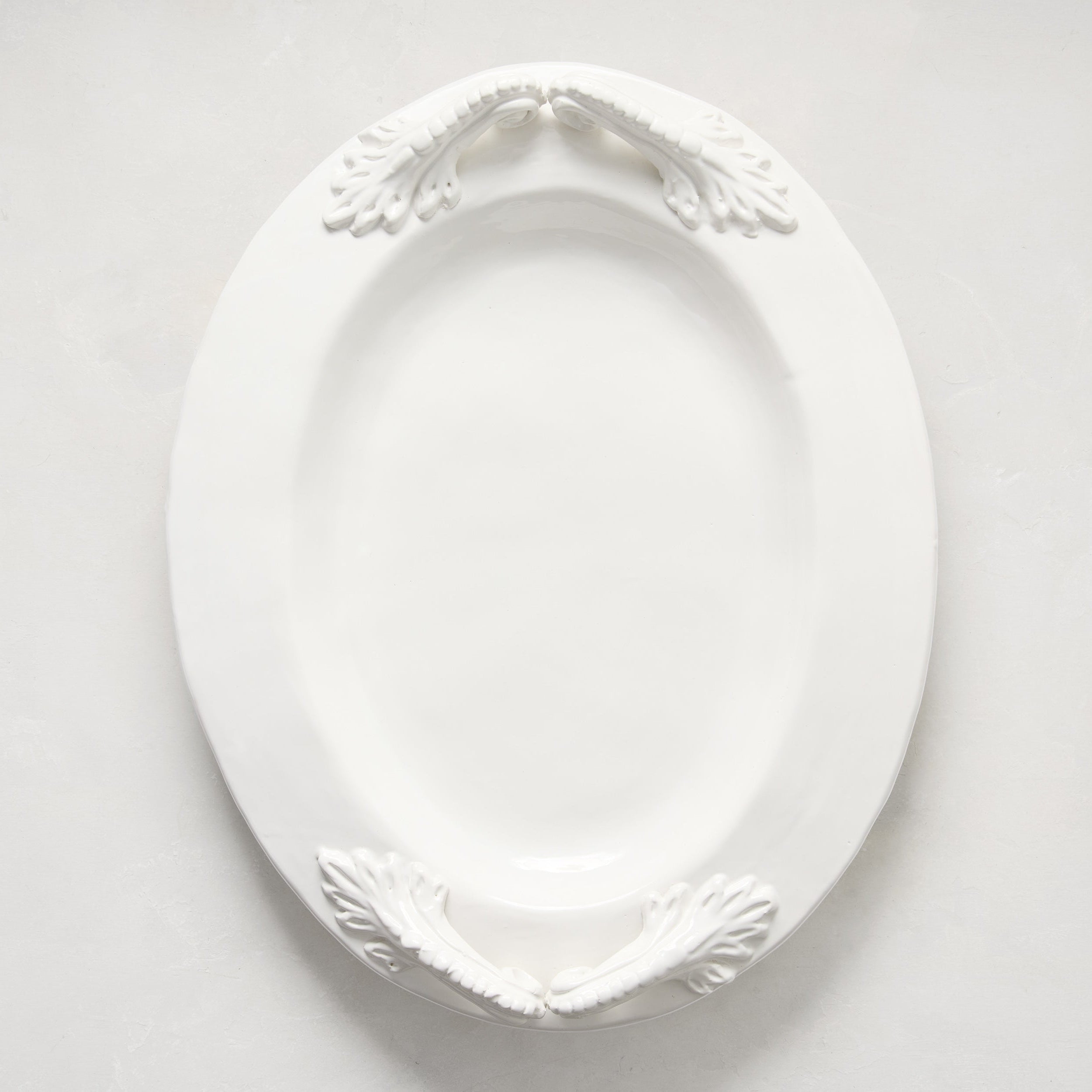 Baccello Ceramic Oval Serving Platter