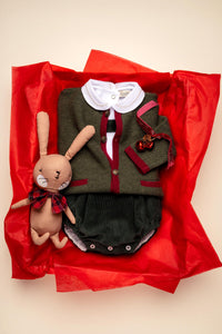 Daniel Cardigan in Pine Green