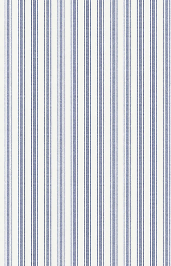 Boråstapeter Aspö Stripe Wallpaper in Blue