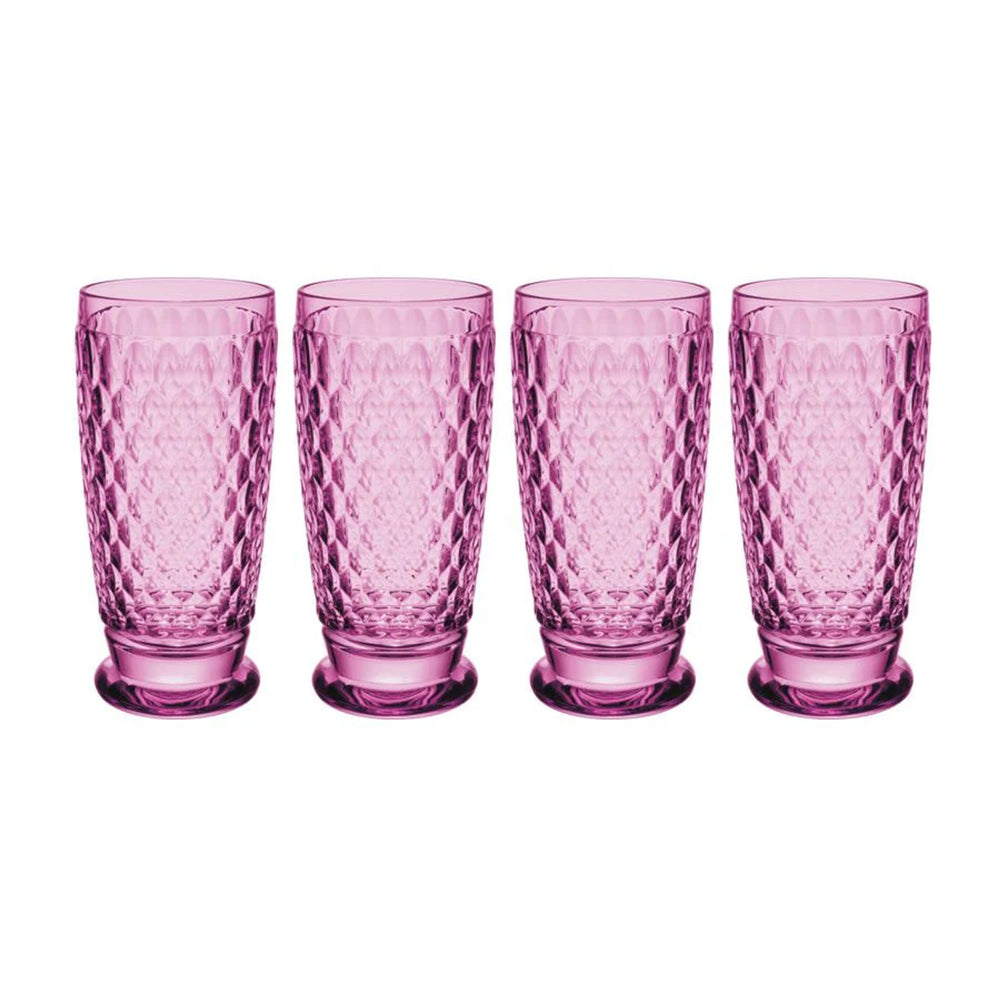 Boston Berry Highball / Tumbler in Berry, Set of 4