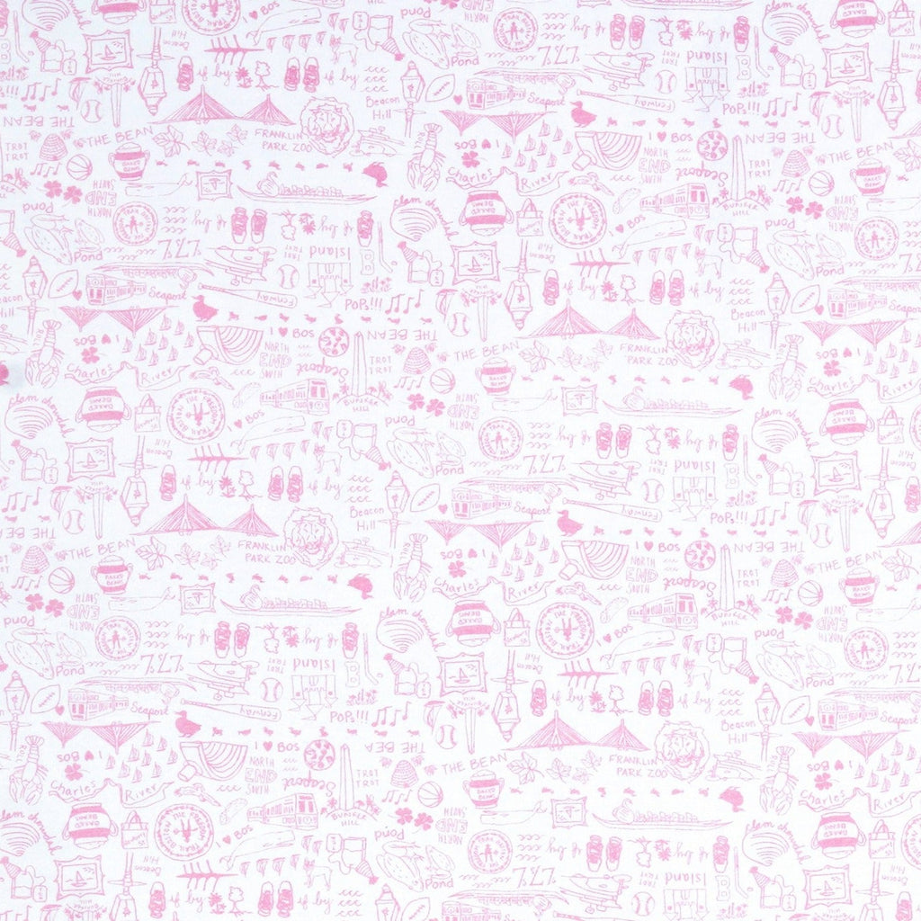 Joy Street Kids Boston Print, pink
