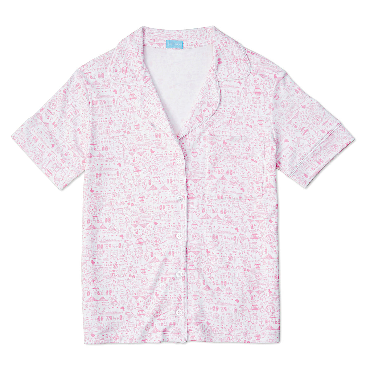 Joy Street Women's Boston Polo Pajamas