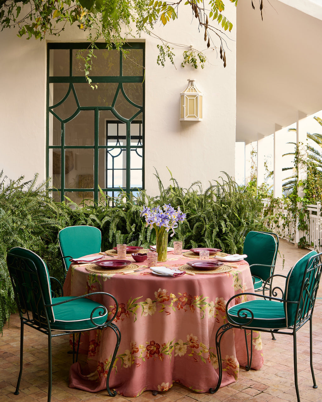 Hibiscus Colony Tablecloth