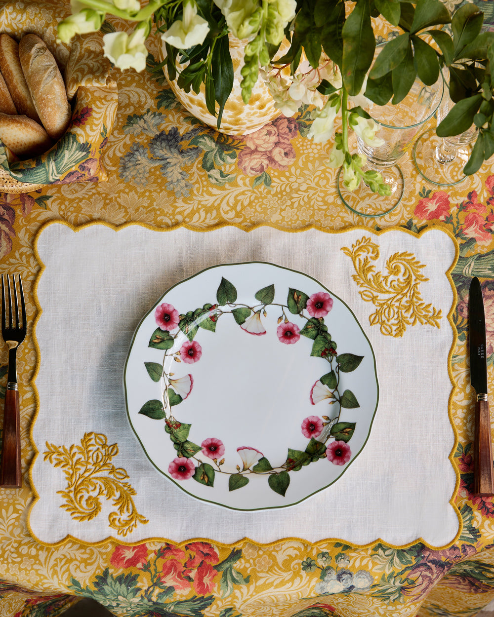 Placemats Set Of 6 For Dining Table Décor, Woven Cloth Place Mats Fo