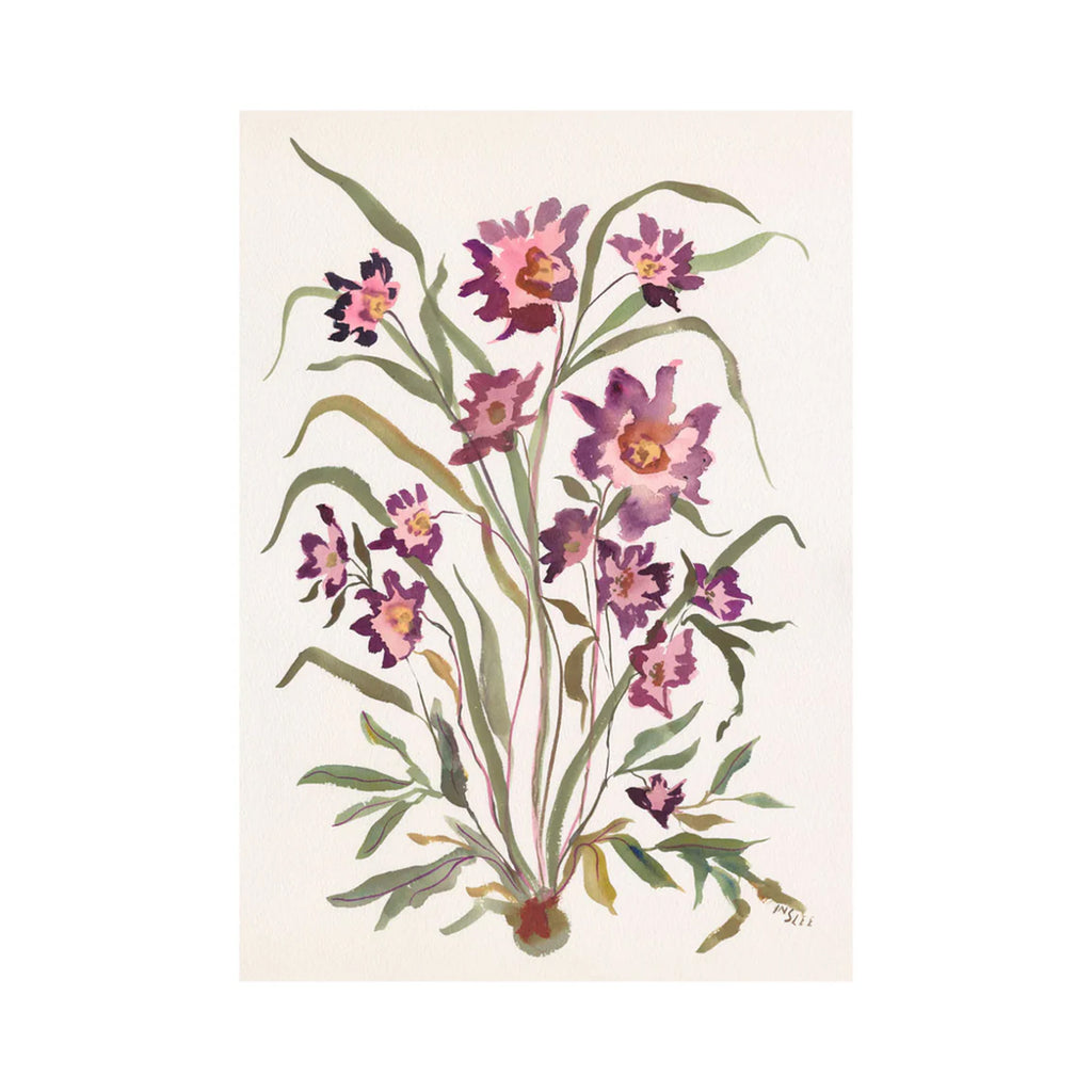 Botanical Print: Satin Plum