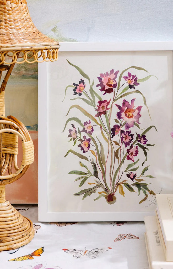 Botanical Print: Satin Plum