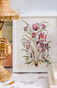 Botanical Print: Satin Plum