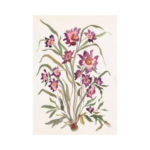 Botanical Print: Satin Plum