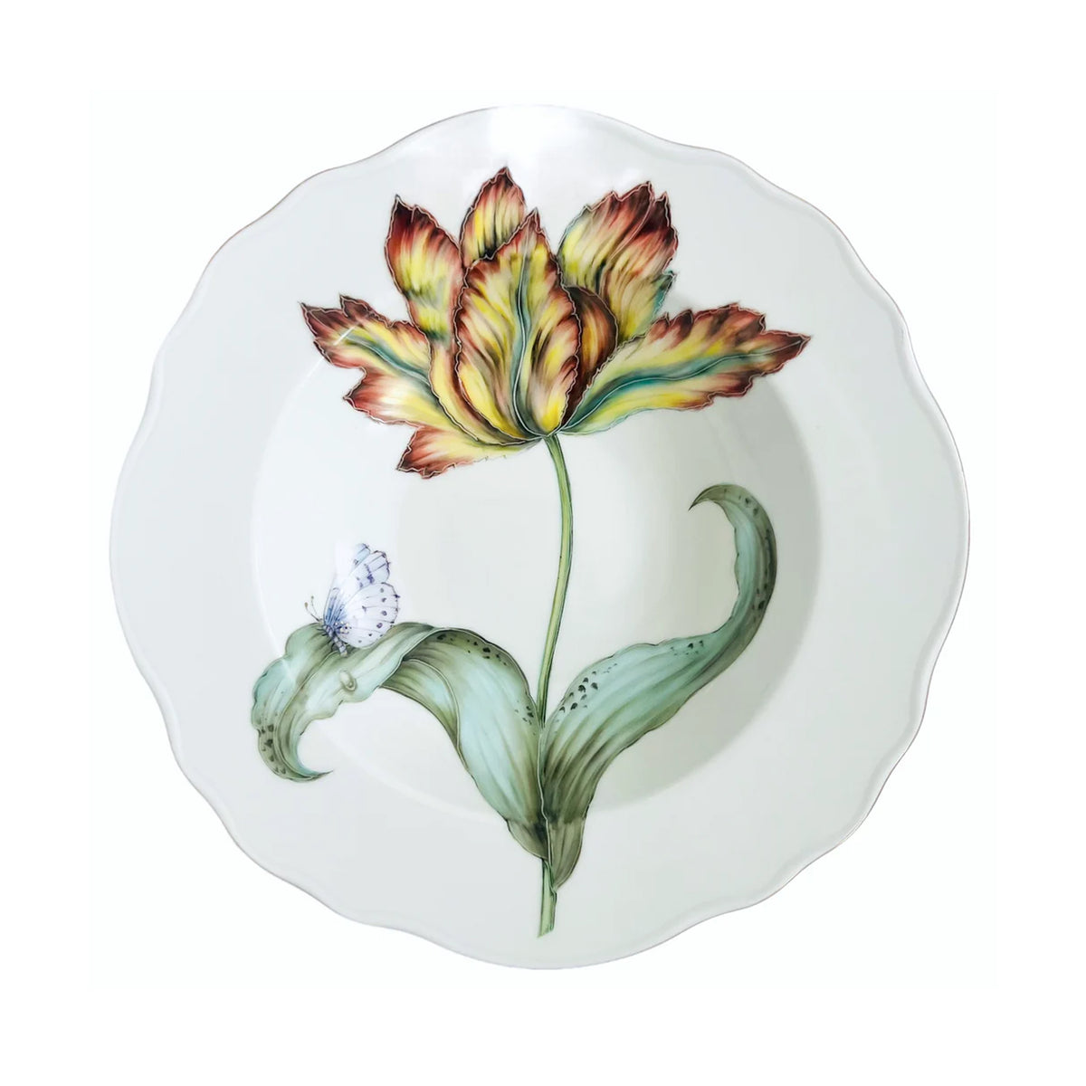 Botanical Treasures Rim Soup Plate #5