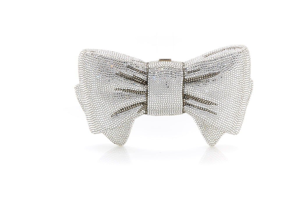 Judith Leiber Couture - Bow Just for You Crystal-embellished Gold-Tone Clutch - Net A Porter