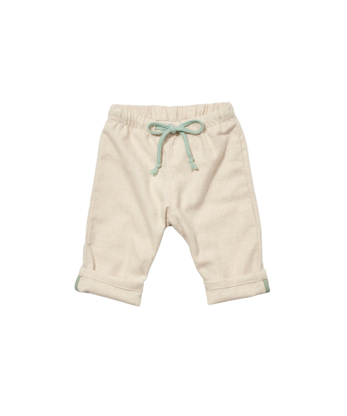 Bowie Baby Pant in Oatmeal Flannel