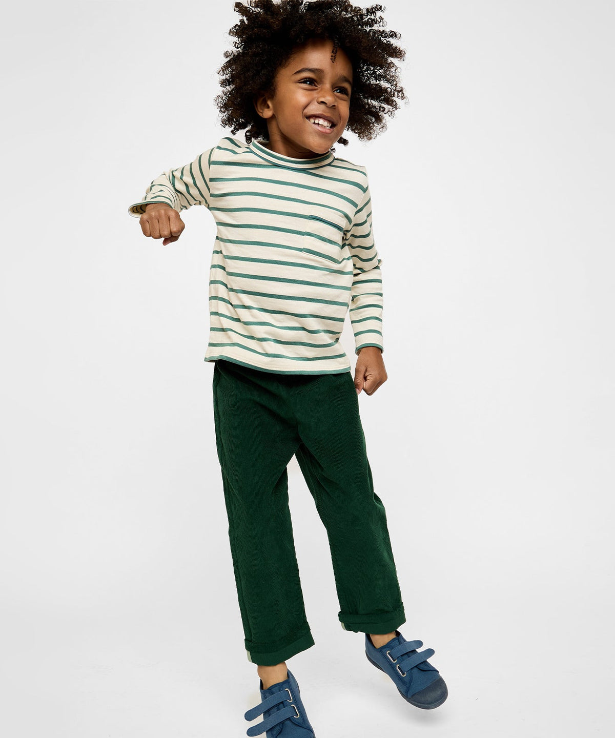 Bowie Pant in Forest Corduroy
