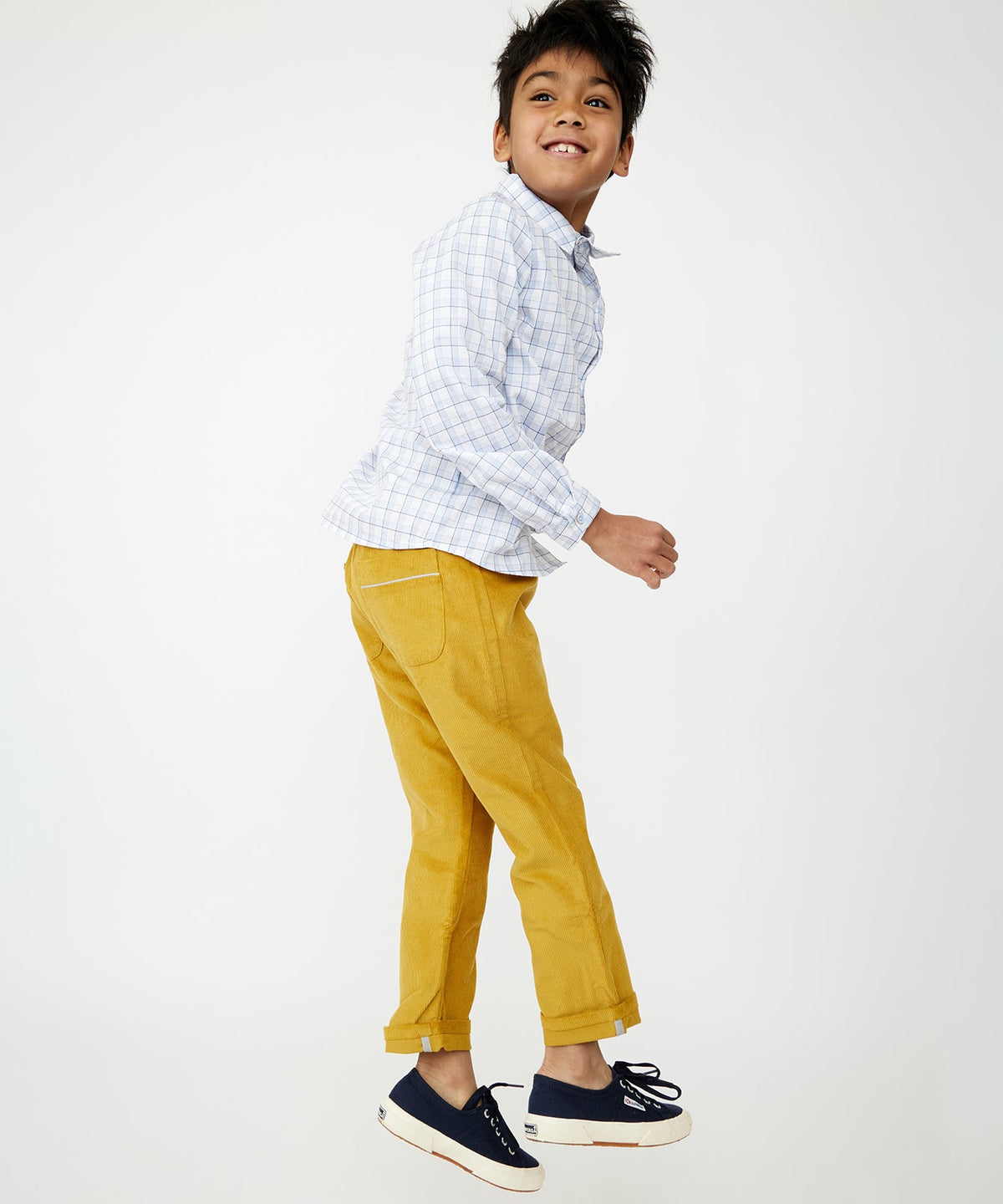 Bowie Pant in Mustard Corduroy