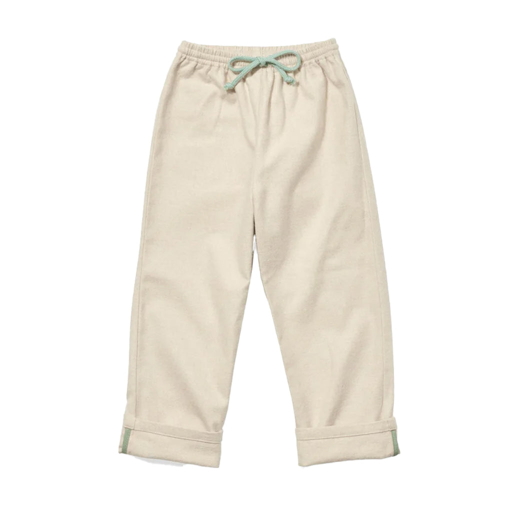 Bowie Pant in Oatmeal Flannel