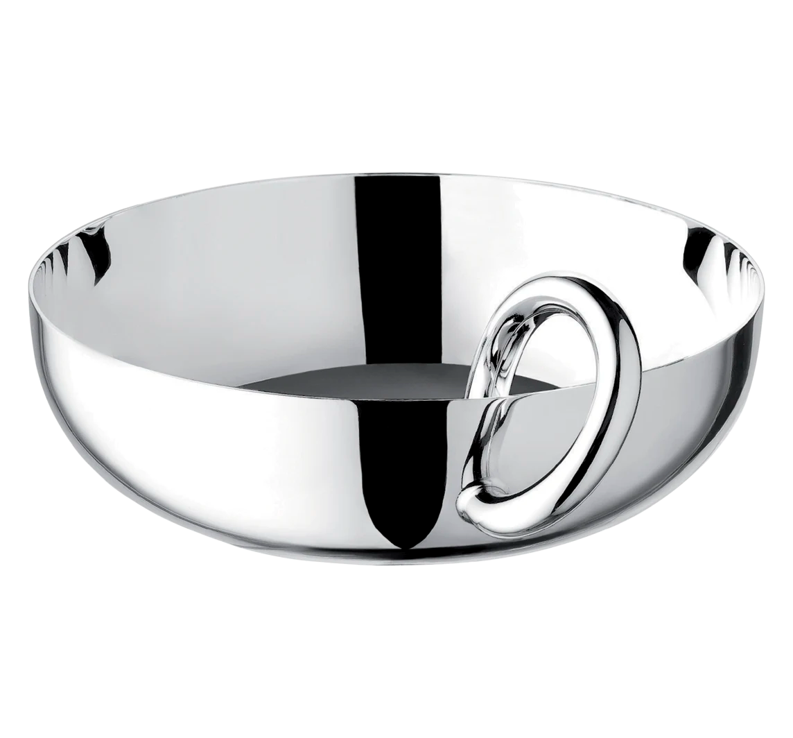 Vertigo Silver-plated Medium Bowl