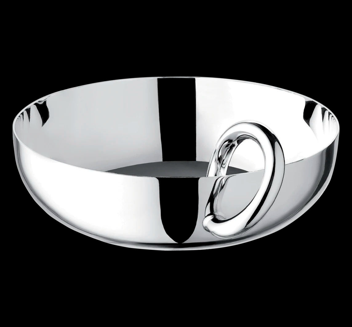 Vertigo Silver-plated Medium Bowl