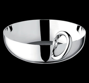 Vertigo Silver-plated Medium Bowl
