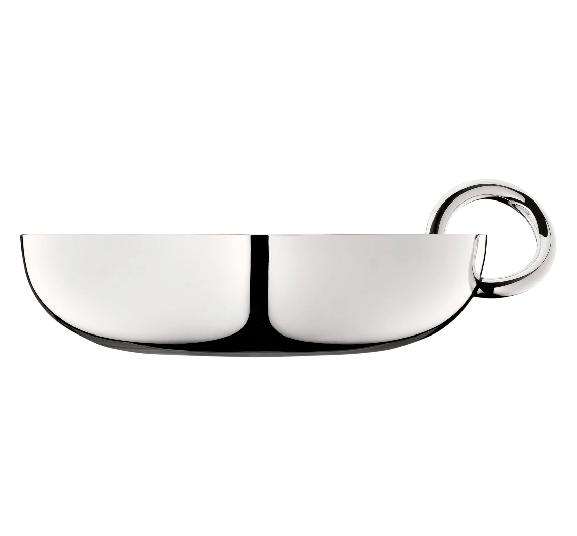 Vertigo Silver-plated Large Bowl